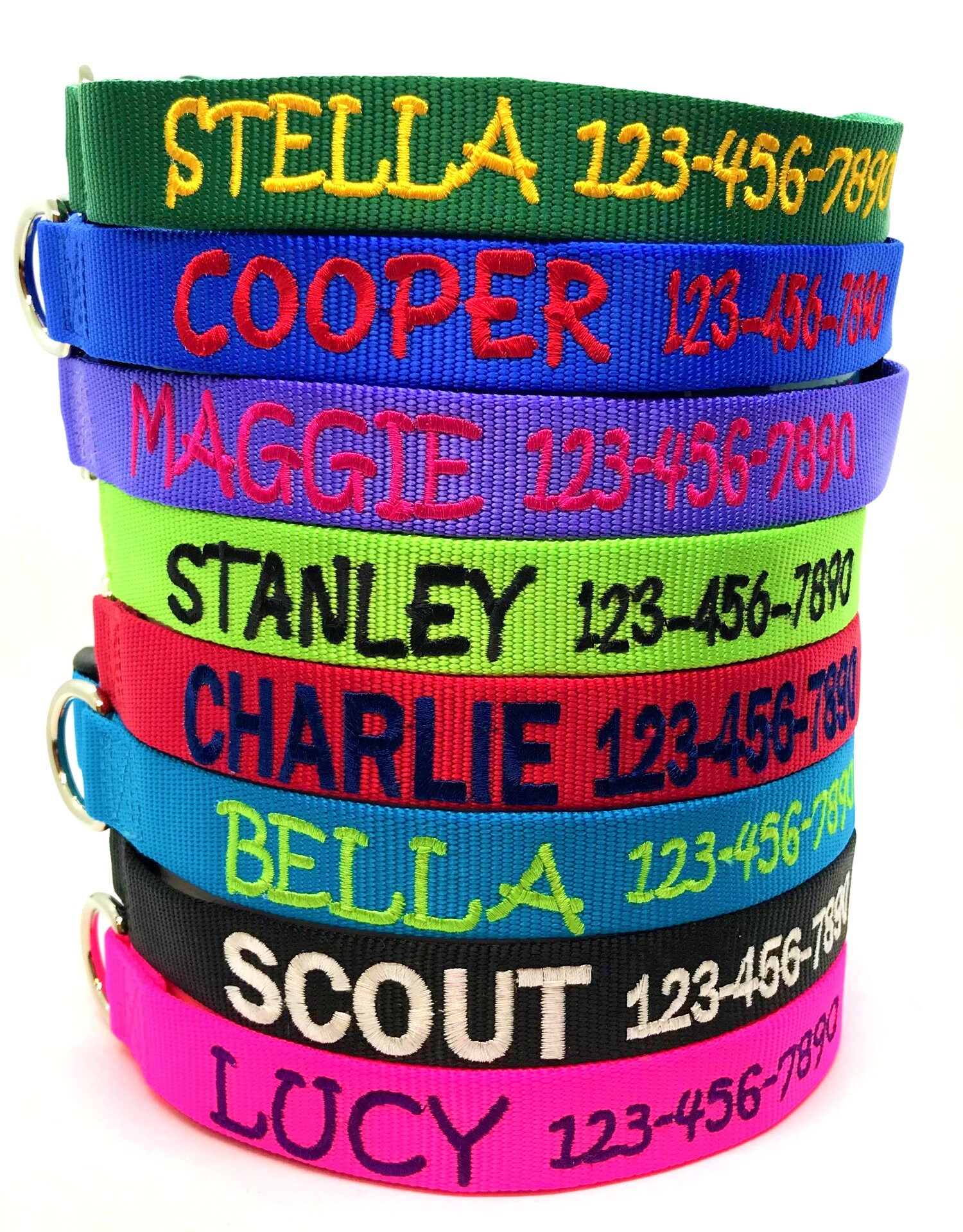 Custom Dog Collar - Personalized Dog Collar - Girl Dog Collar - Boy D…