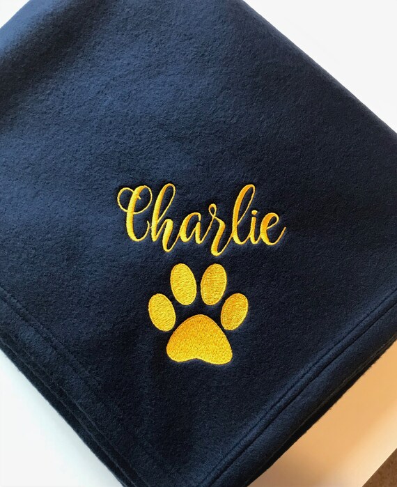 Personalized Dog Fleece Blanket Dog Blanket Personalized Dog Blanket Dog Bedding Dog Bed Custom Pet Blanket Custom Dog Blanket