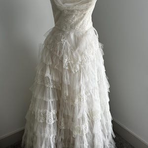 Vintage Wedding Dress | 1950s | Strapless Wedding Dress | Wedding Gown