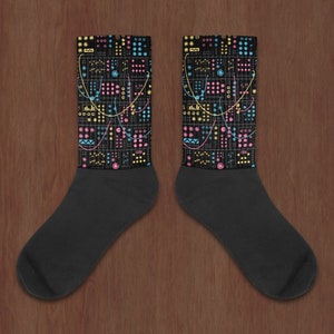 Calcetines de sintetizador modular para amantes de los sintetizadores