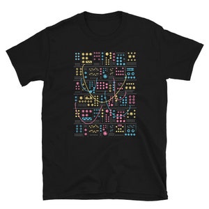 Sintetizador modular Synthwave Camiseta
