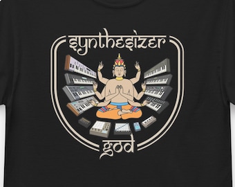 Synthesizer player and Electronic musician T-shirt for music producer