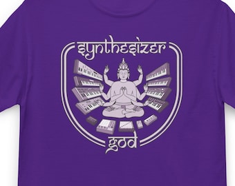 Synthesizer player and Electronic musician T-shirt for music producer