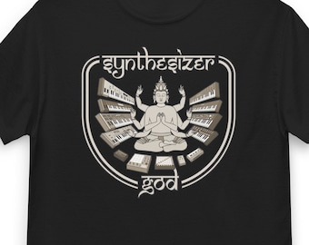 Synthesizer player and Electronic musician T-shirt for music producer