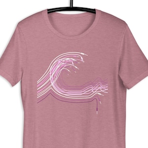 Great Wave para músico electrónico y camiseta de sintetizador modular