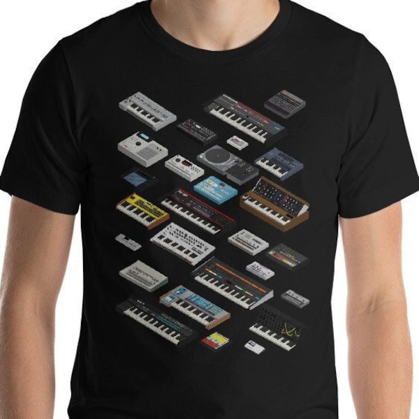 Synthesizer lover T Shirt for music producer