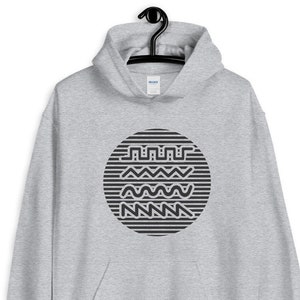 Waveforms of Synthesizer Hoodie