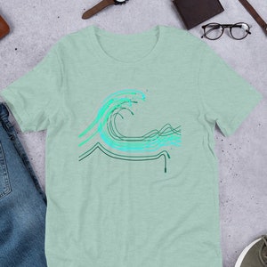 Great Wave for Electronic Musician and Modular Synthesizer player T shirt