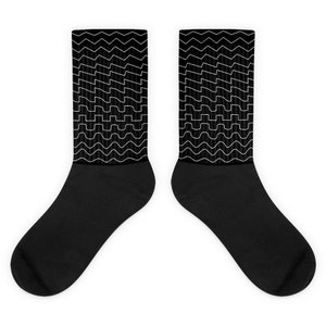 Synthesizer Waveform Socks for Electronic Musician