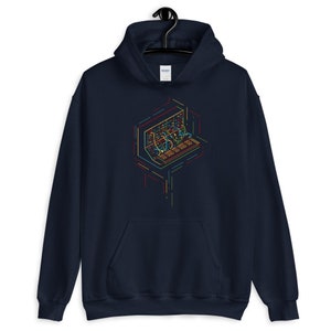 Multicolor Modular Synthesizer Hoodie