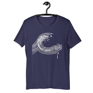 Great Wave para músico electrónico y camiseta de sintetizador modular