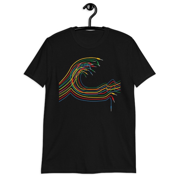 Great Wave T-shirt for Electronic Musician and Synthesizer player