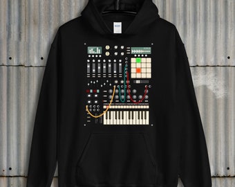 Modern Music Producer and Electronic Musician Pullover Hoodie