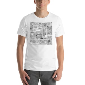 Synthesizers and Drum machines Artwork tshirt