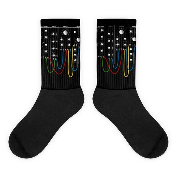 Analog Modular Synthesizer Patch Cables Socks