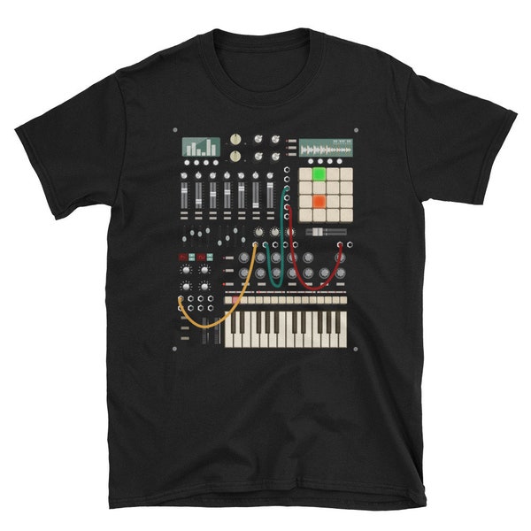 Modern Music Producer T-Shirt for Electronic Musician