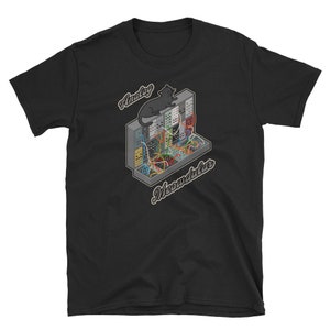 Cat on Analog Modular Synth Funny synthesizer T-Shirt