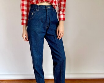 1970s dark wash Wrangler jeans (29"/30" waist)