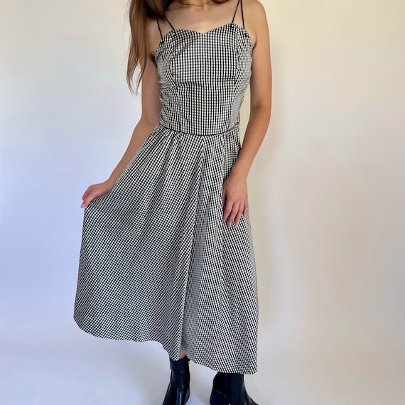 1940's/1950's Gay Gibson fit n flare dress (small)