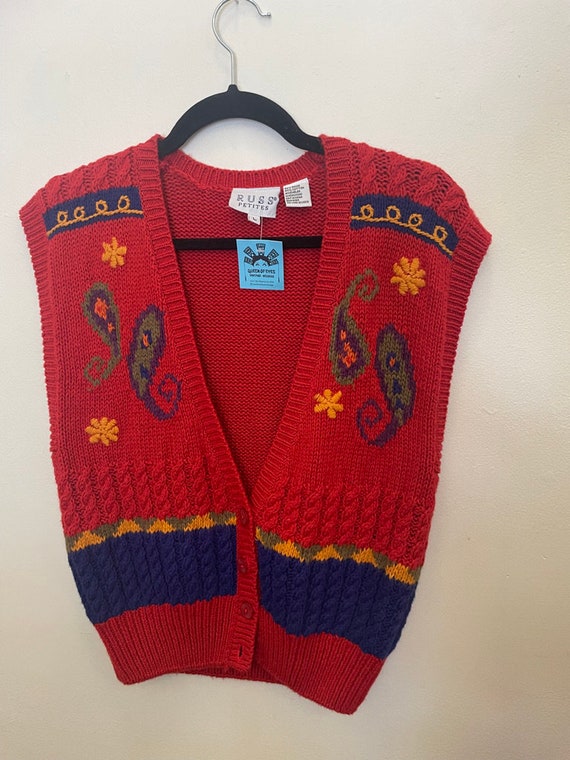 Vintage Knit Vest Gem