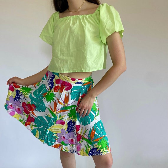 70s fruit salad skirt (small) - image 1