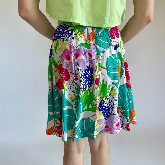 70s fruit salad skirt (small) - image 3