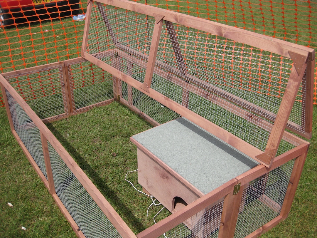 New 6ft Animal Rabbit Run Fully Collapsible 6ft X39''x20'' Shelter ...