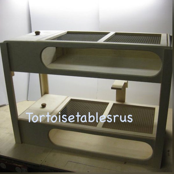 Duplex  Indoor Tortoise Table not flat packed  we only ship to Uk mainland