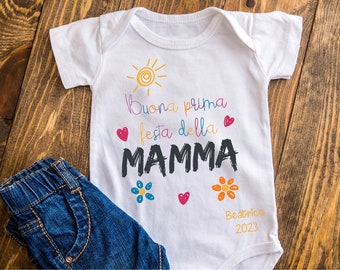 Customizable Body in 100% organic cotton Mother's Day 2023