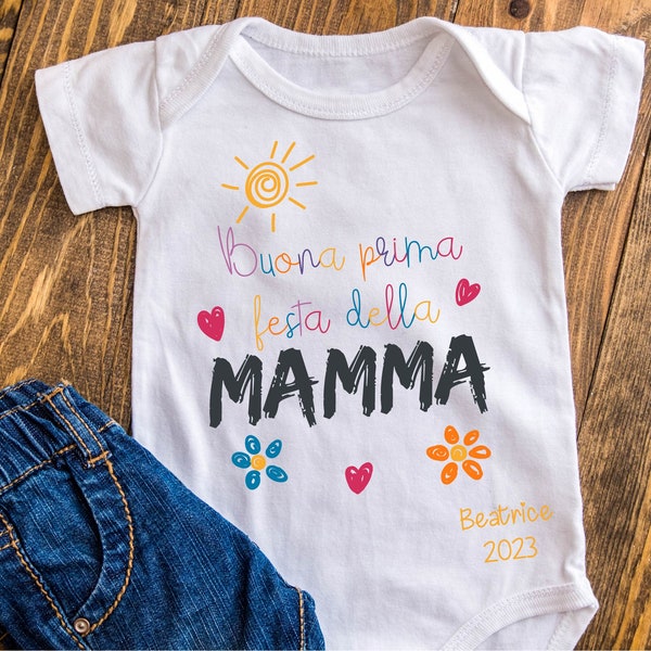 Customizable Body in 100% organic cotton Mother's Day 2023