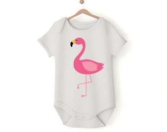 newborn body baby gift idea customizable with name flamingo pineapple umbrella flip-flops flower necklace watermelon