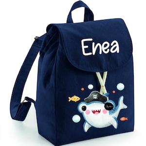Mini sac à dos maternelle en coton bio personnalisable avec prénom