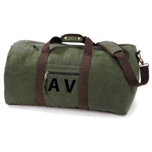 Sac de sport personnalisé avec initiales imprimées, idée cadeau unisexe pour homme, femme et voyage