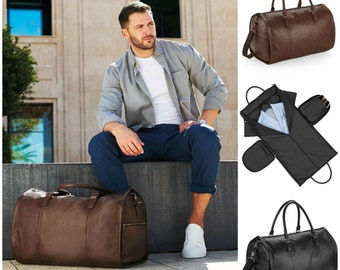 Reisetasche mit extra langem Reißverschluss für Kleidung und Schuhe, groß, bequem und schön, in 2 Farben erhältlich, perfektes Geschenk!