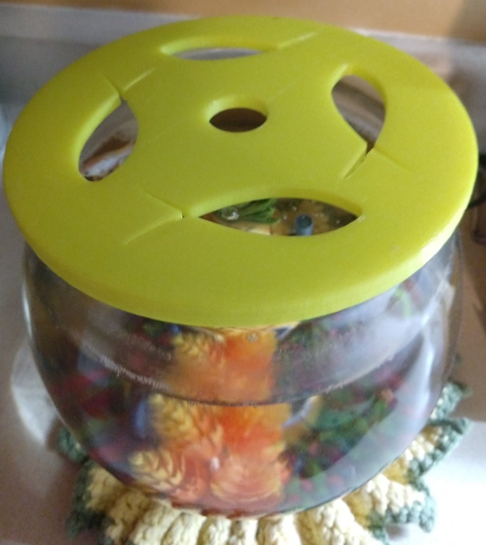 Custom 3D Printed Fish Bowl Cover Etsy