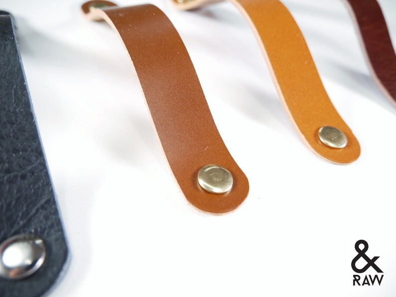 Leather Pulls Knobs Hardware Etsy