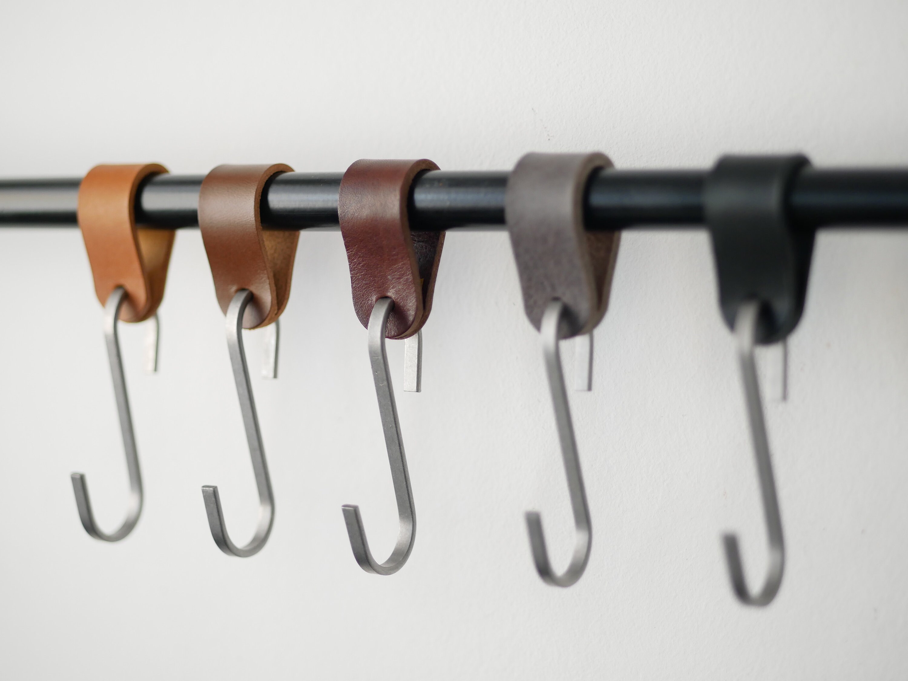 Ganchos de cocina de cuero percha de pan de gancho de la | Etsy