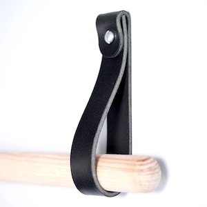 Rack curtains rod bracket as window treatments,leather curtain loop,minimalist decor for living room,leather tab curtains