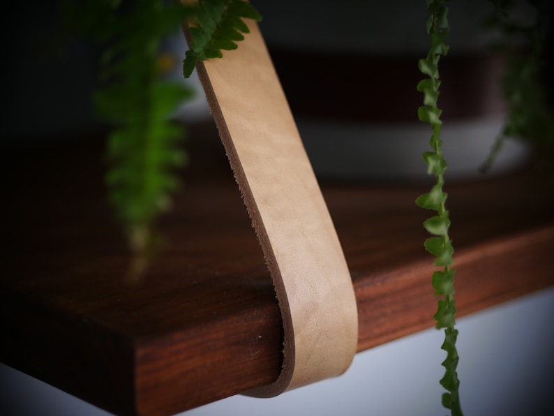 Leather Strap for Hanging Shelf or Floating Shelves Etsy