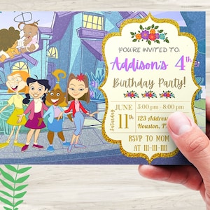 The Proud Family Invitation Birthday Invitation Digital Print out Birthday Invitate