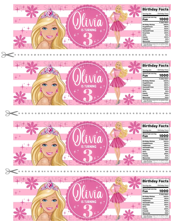 12 Encanto Birthday Party Water Bottle Stickers Labels