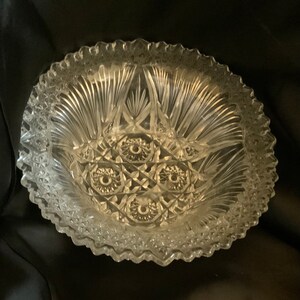 EAPG Flint Glass Bowl
