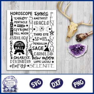 Witchy Word Art - Instant Download - Wiccan - Pagan - Witch