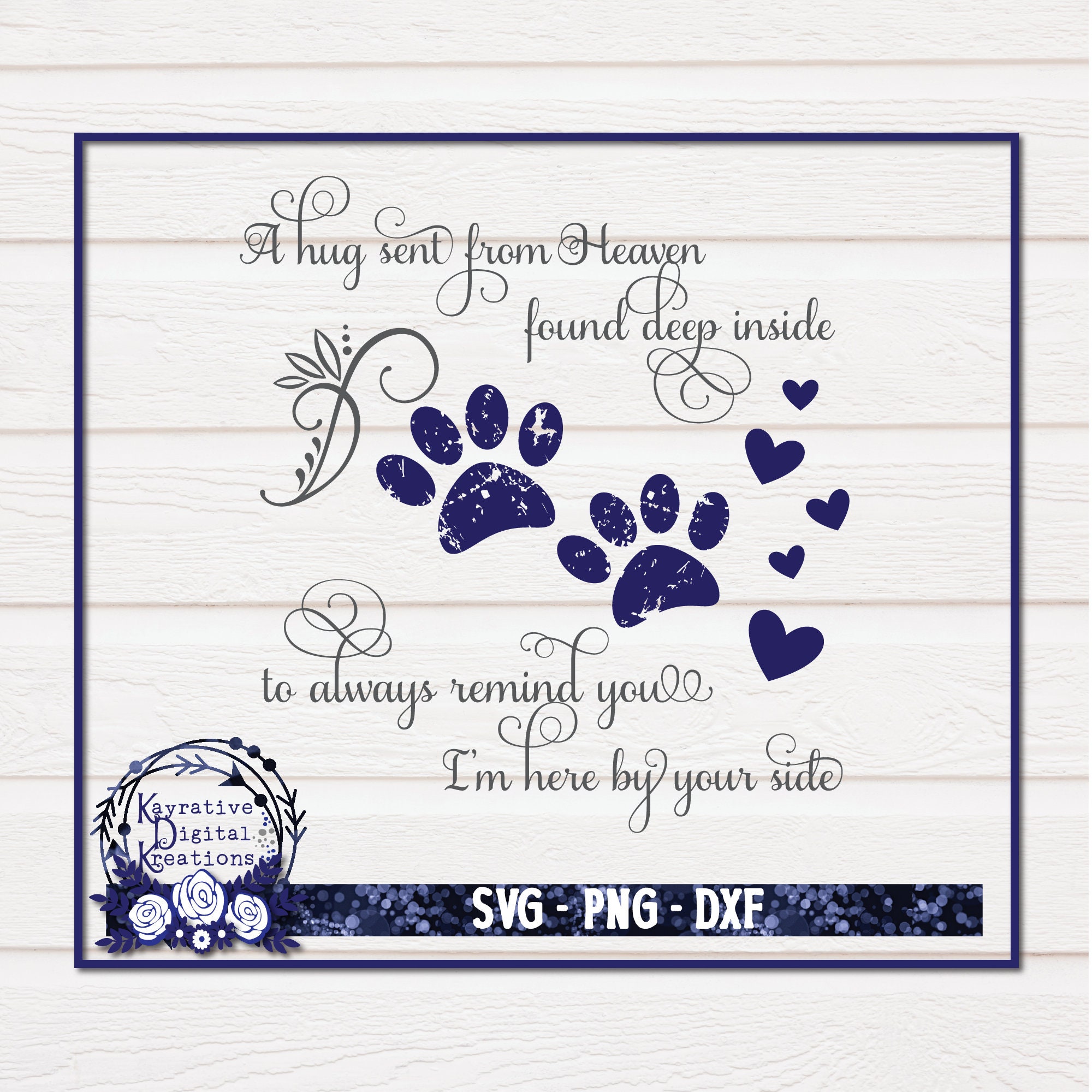 Dog Memorial SVG Instant Download Memorial SVG Etsy