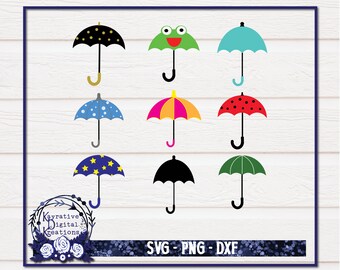Umbrella SVG - Spring SVG - Instant Download