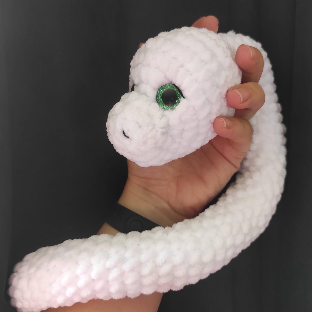 Amigurumi Snake, Symbol of the Year 2025 Soft Royal Python Plush ...