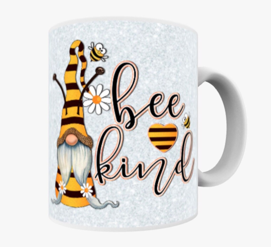 Download Bee kind gnome coffee mug | Etsy
