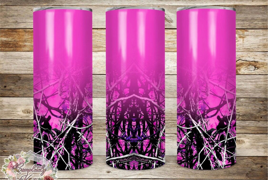 PrimeStore Personalized Pink Purple Camo Tumbler Muddy Girl  Gifts For Men Women Kids Grandkids Custom Name Stainless Steel 20 Oz Tumbler,  Multi 4: Tumblers & Water Glasses