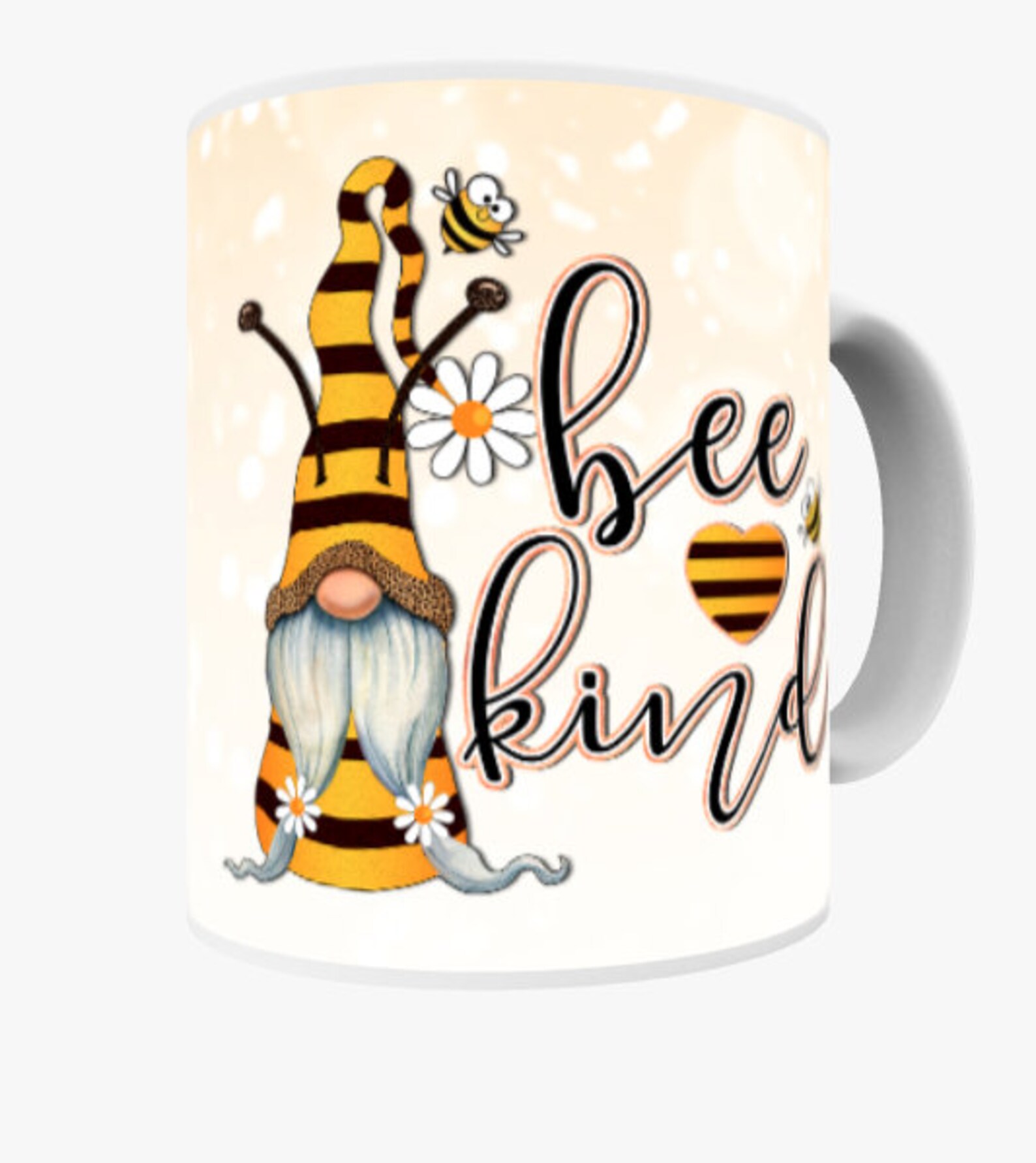 Download Bee kind gnome coffee mug | Etsy