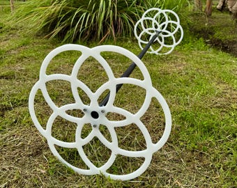 Składany kij smoka Seed Of Life z włókna węglowego do ćwiczeń artystycznych w cyrku